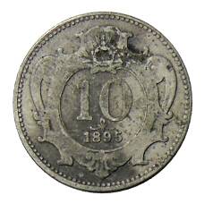 Монета 10 геллеров 1895 года Австрия (аверс)