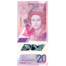 Банкнота 20 долларов 2019 года Восточные карибы (аверс)