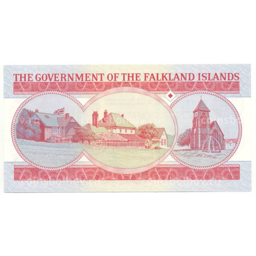 Банкнота 5 фунтов 2005 года Фолклендские Острова (вид 2)