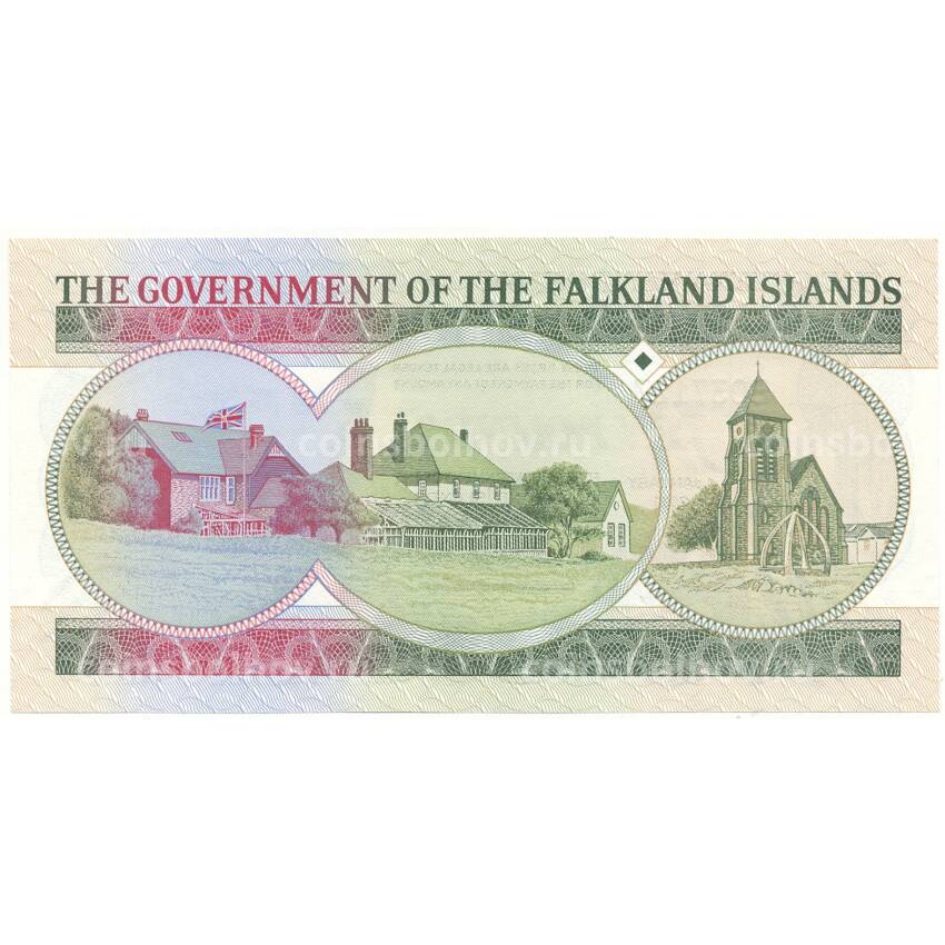 Банкнота 10 фунтов 2011 года Фолклендские Острова (вид 2)