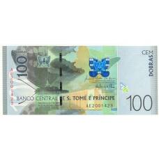 Банкнота 100 добр 2016 года Сан-Томе и Принсипи