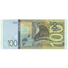 Банкнота 100 добр 2016 года Сан-Томе и Принсипи (вид 2)