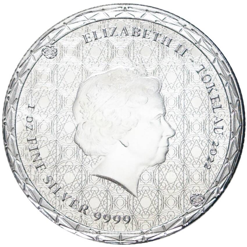 Монета 5 долларов 2022 года Токелау — Эквилибриум (вид 2)