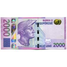 Банкнота 2000 лек 2020 года Албания