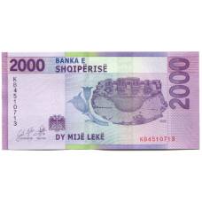 Банкнота 2000 лек 2020 года Албания (вид 2)