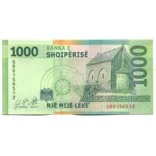 Банкнота 1000 лек 2019 года Албания (вид 2)