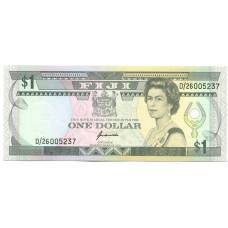 Банкнота 1 доллар 1993 года Фиджи (аверс)