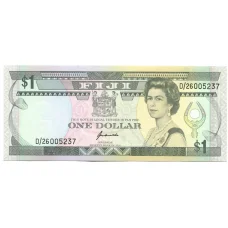 Банкнота 1 доллар 1993 года Фиджи (аверс)