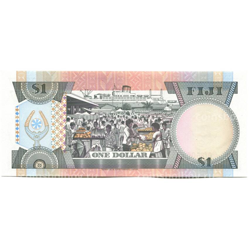 Банкнота 1 доллар 1993 года Фиджи (вид 2)