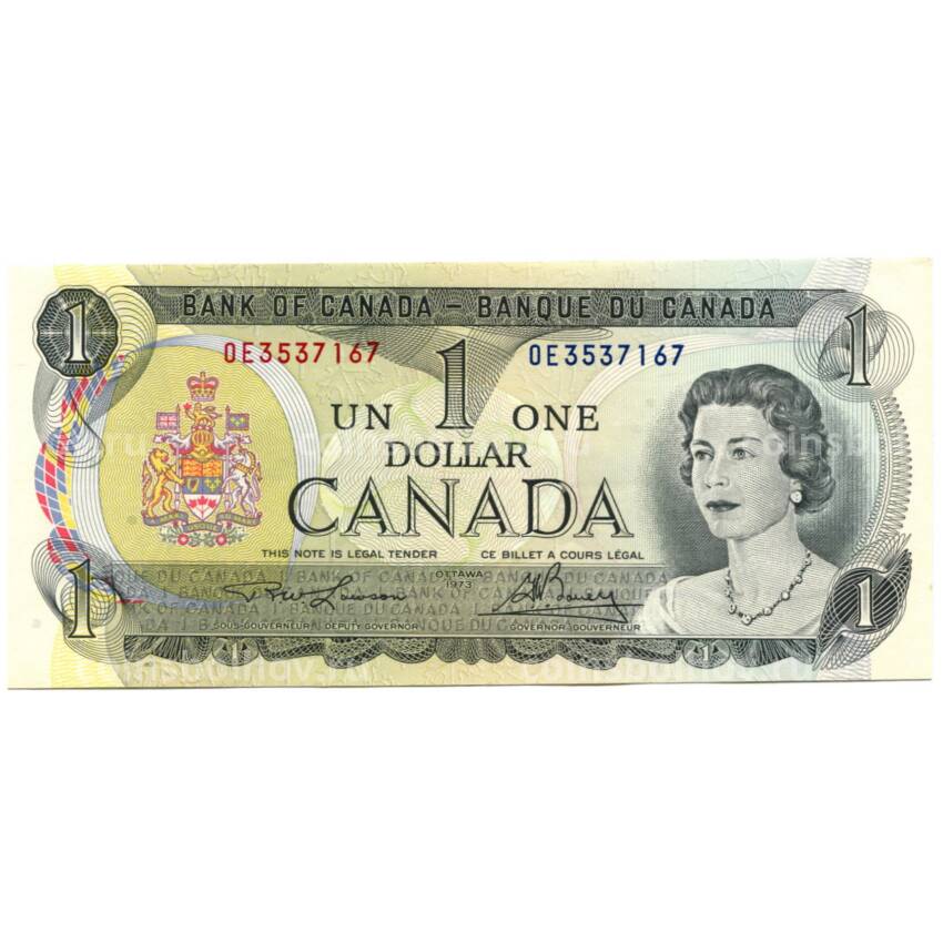 Банкнота 1 доллар 1973 года  Канада