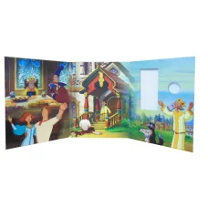 Альбом — планшет для монеты 25 рублей 2022 года  Российская (Советская) мультипликация — Иван Царевич и серый волк (реверс)