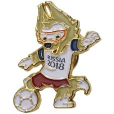 Значок «Чемпионат Мира по футболу 2018 в России — Забивака»