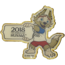 Значок «Чемпионат Мира по футболу 2018 в России — Забивака»