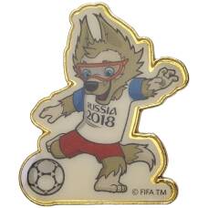 Значок «Чемпионат Мира по футболу 2018 в России — Забивака»