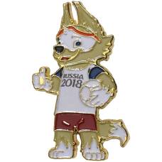 Значок «Чемпионат Мира по футболу 2018 в России — Забивака»