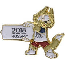 Значок «Чемпионат Мира по футболу 2018 в России — Забивака»