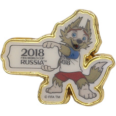 Значок «Чемпионат Мира по футболу 2018 в России — Забивака»