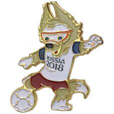 Значок «Чемпионат Мира по футболу 2018 в России — Забивака»