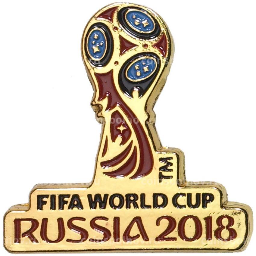 Значок «Чемпионат Мира по футболу 2018 в России — Эмблема»