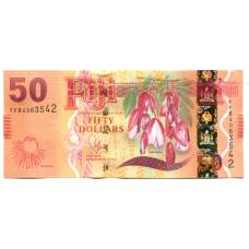 Банкнота 50 долларов 2012 года Фиджи (аверс)