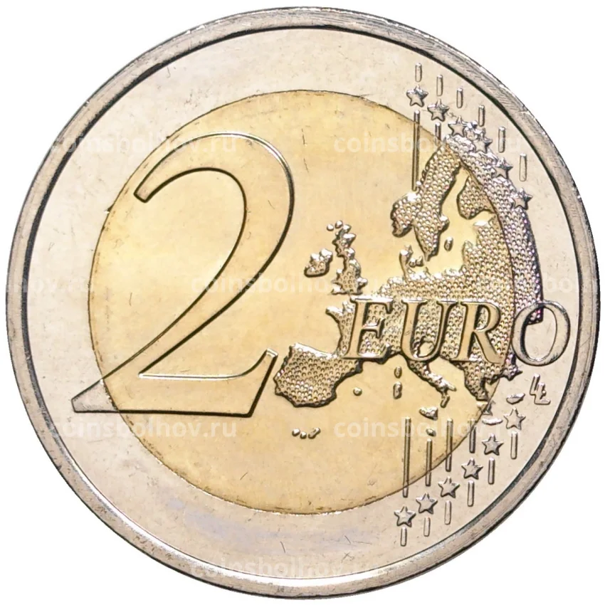 Монета 2 евро 2015 года Люксембург  —  125 лет династии Нассау-Вайльбург (вид 2)