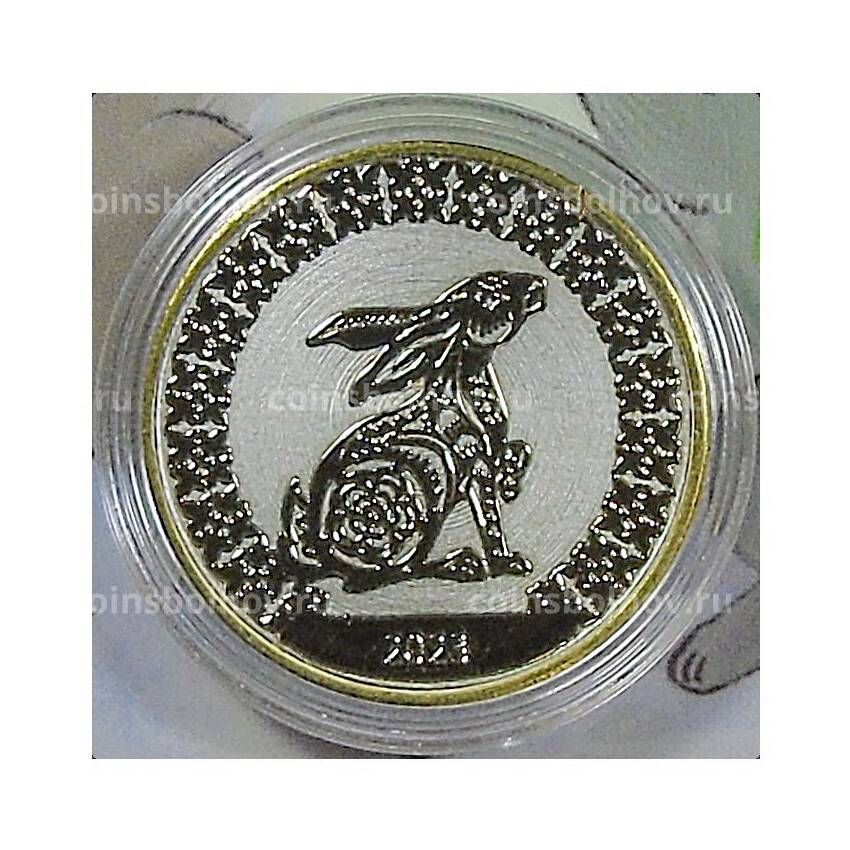 Монета 10 рублей 2014 года «С Новым 2023 годом — Год кролика!» (в блистере)