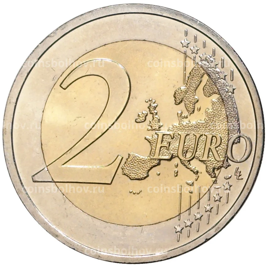 Монета 2 евро 2019 года Словакия —  100 лет со дня смерти Милана Растислава Штефаника (вид 2)