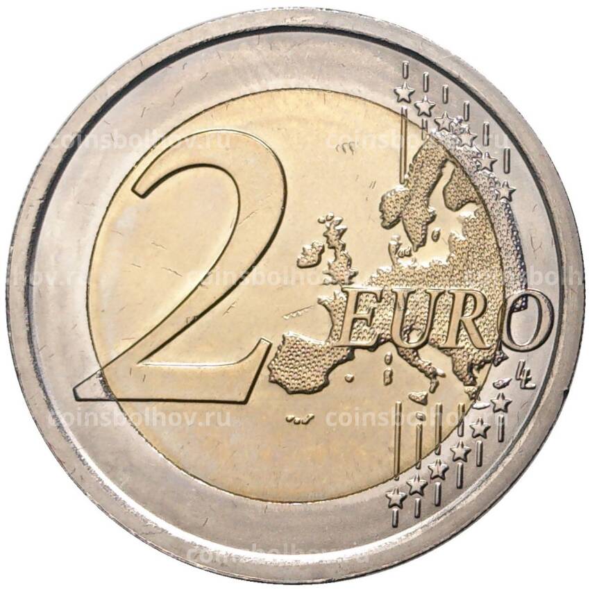 Монета 2 евро 2019 года Италия — 500 лет со дня смерти Леонардо да Винчи (вид 2)