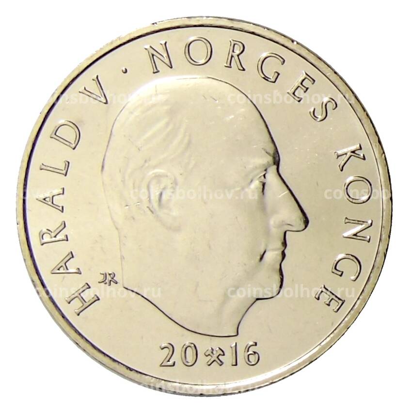 Монета 20 крон 2016 года Норвегия — 200 лет Норвежскому банку (вид 2)
