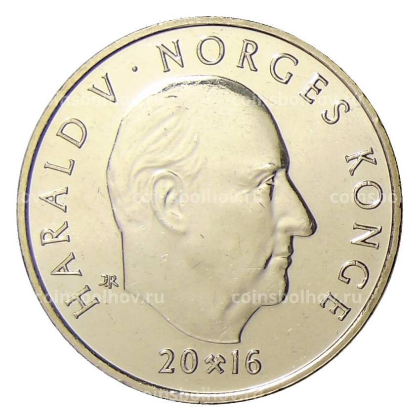 Монета 20 крон 2016 года Норвегия — 200 лет Норвежскому банку (вид 2)