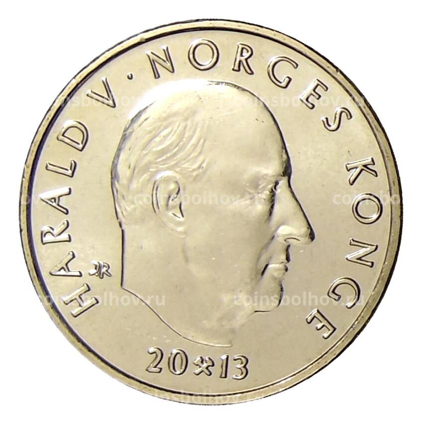 Монета 10 крон 2013 года Норвегия — 100 лет всеобщему избирательному праву (вид 2)