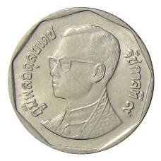 Монета 5 бат  1995 года Таиланд (реверс)