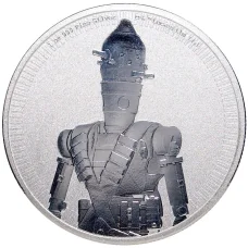 Монета 2 доллара 2022 года Тувалу — Звездные войны — G-11 (аверс)