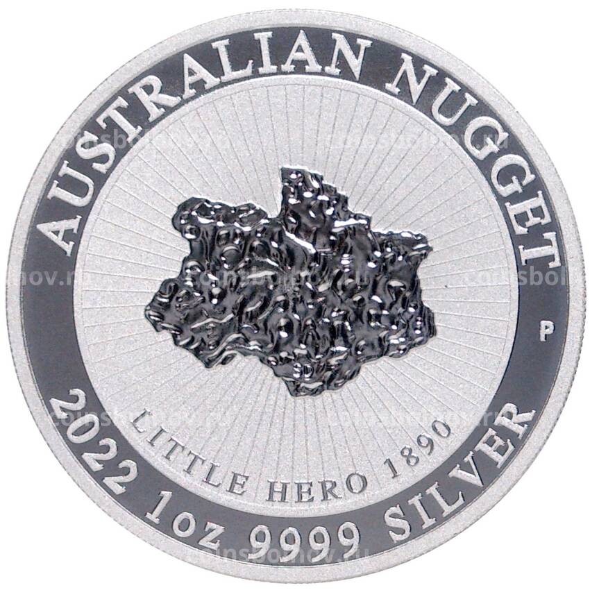 Монета 1 доллар 2022 года Австралия —  Австралийский самородок