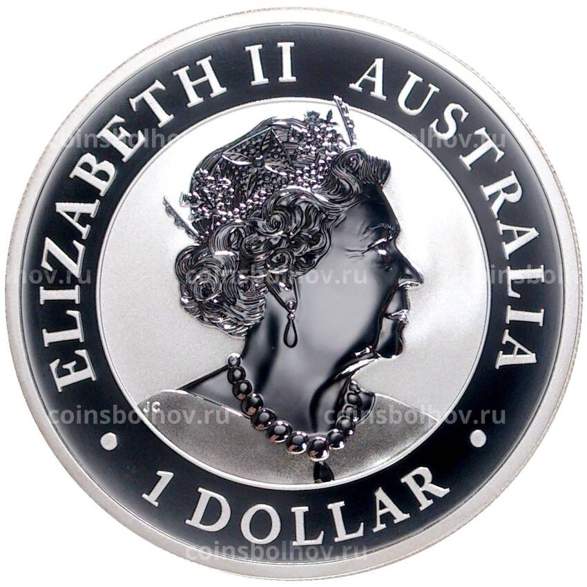 Монета 1 доллар 2022 года Австралия —  Австралийский самородок (вид 2)