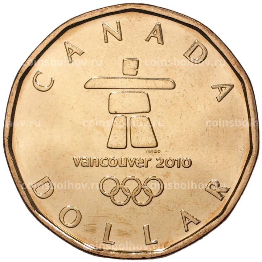 Монета 1 доллар 2010 года Канада —  XXI зимние Олимпийские Игры, Ванкувер 2010