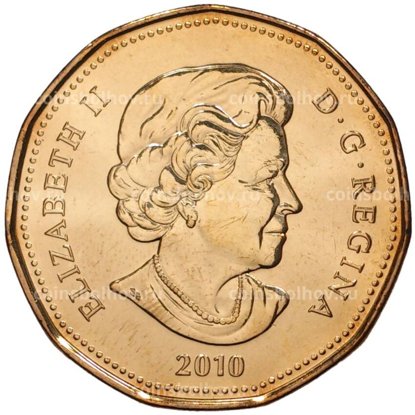 Монета 1 доллар 2010 года Канада —  XXI зимние Олимпийские Игры, Ванкувер 2010 (вид 2)