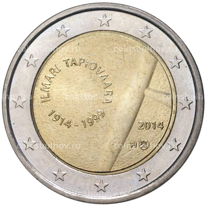 Монета 2 евро 2014 года Финляндия —  100 лет со дня рождения Илмари Тапиоваара