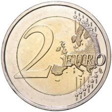 Монета 2 евро 2010 года Бельгия —  Председательство Бельгии в Европейском Союзе (реверс)