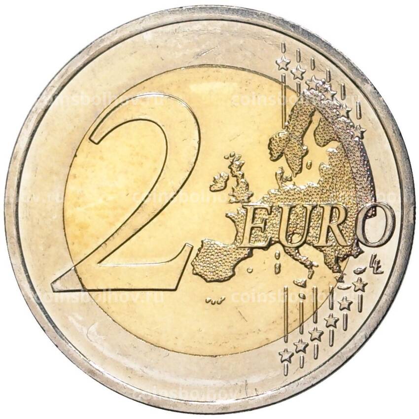 Монета 2 евро 2015 года Словакия —  200 лет со дня рождения Людовита Штура (вид 2)