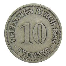 Монета 10 пфеннигов 1898 года A Германия (аверс)