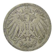 Монета 10 пфеннигов 1898 года J Германия (реверс)