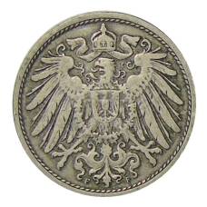 Монета 10 пфеннигов 1901 года F Германия (реверс)
