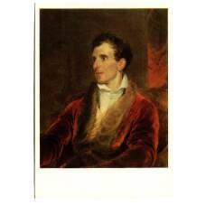 Открытка живопись  Томас Лоуренс «Портрет Кановы»
