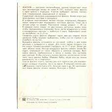 Открытка Фасоль (вид 2)
