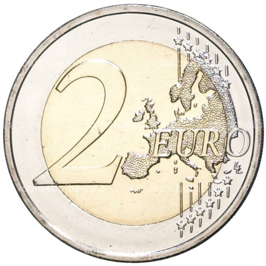 Монета 2 евро 2022 года Словакия —  300 лет постройке первой атмосферной паровой машины на континентальной Европе (вид 2)