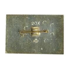 Значок XXV сьезд КПСС (вид 2)