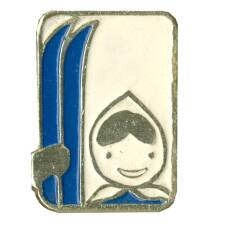 Значок Лыжница