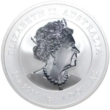 Монета 1 доллар 2023 года Австралия Китайский горокоп — Год кролика (реверс)