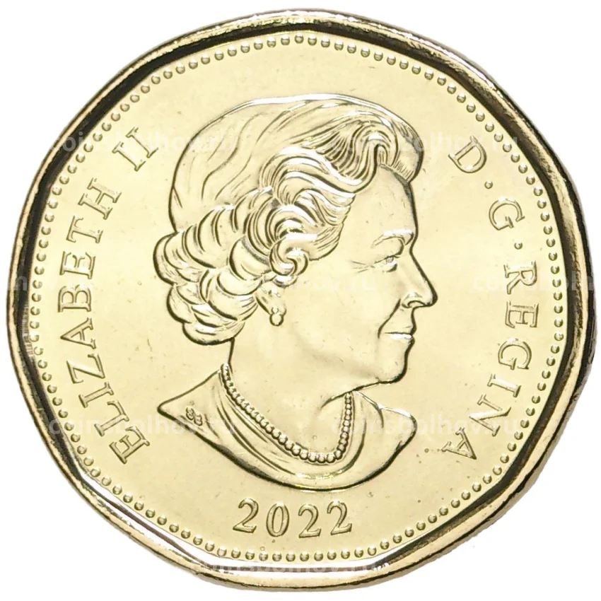 Монета 1 доллар 2022 года Канада —  175 лет со дня рождения Александра Грейама Белла (вид 2)